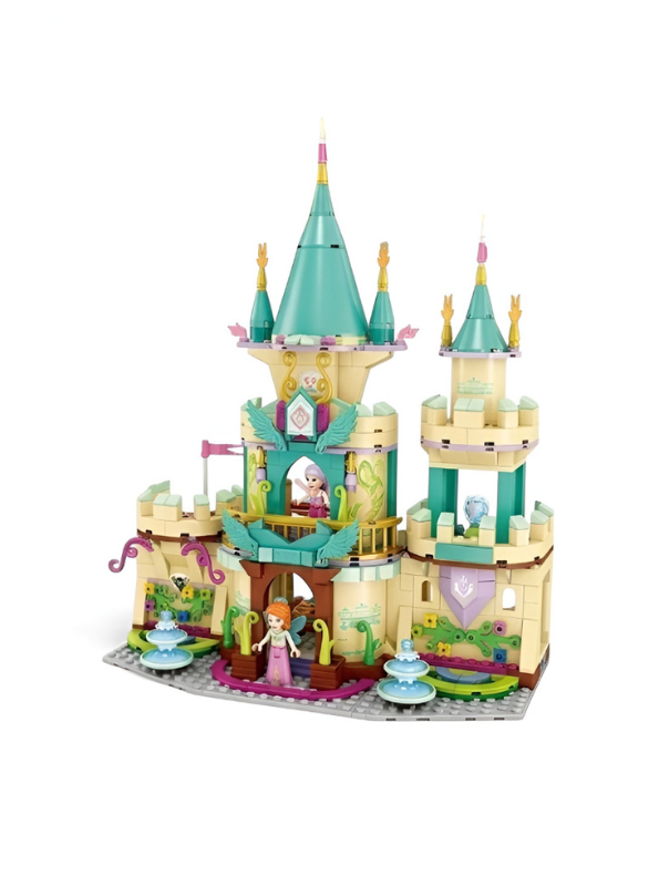 Magic Fairy Princess Castle Building Block Set with Enchanted Carriage, Mini Figures TV6958.