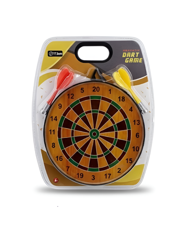Magnetic Dart Board Game Set Brown LMI15167.