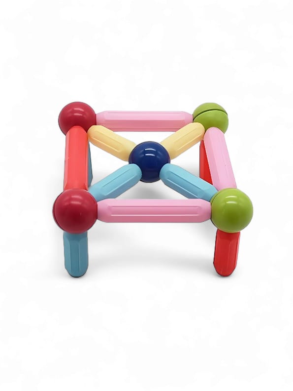 Magnetic Sticks Balls Sets 3D Construction Building Blocks Toys 25 Pcs (NX.L-J-15) - Toyloft