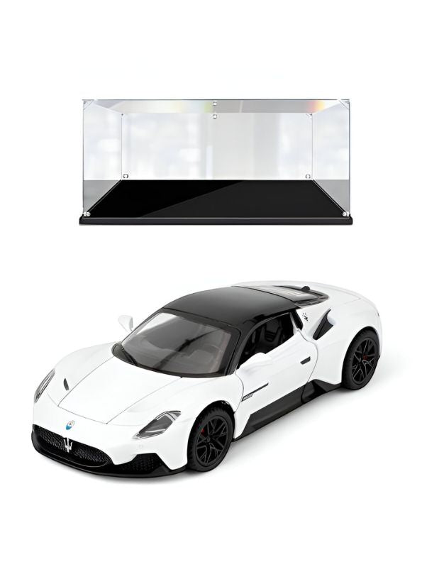 White Maserati MC20 Diecast Car – Premium Collectible Model for