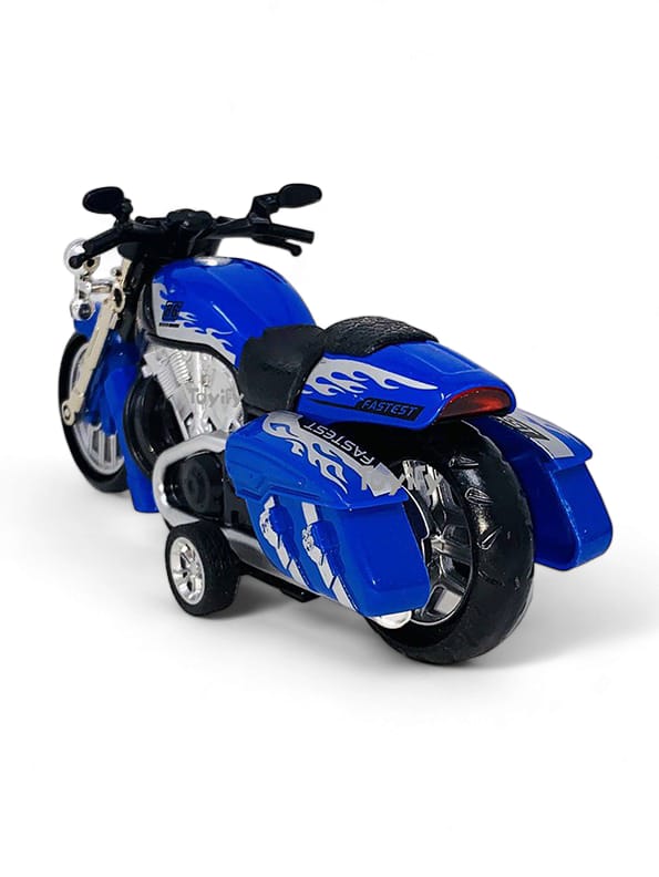 Max Motor Bike For Kids - Blue (L-M-1) - Toyloft