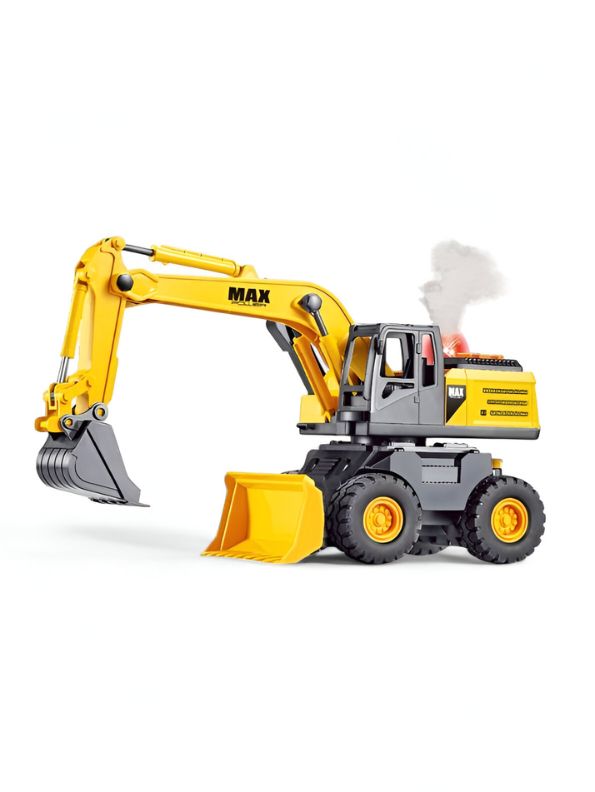 Max Truck Spray Excavator – Realistic Construction Vehicle Toy for Kids with Light, Sound & Water Spray Effect LMI11299.