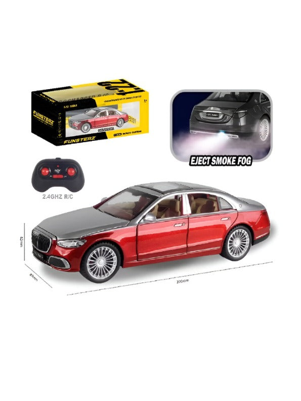 Red - Maybach S600 Remote Control Car – Spray, Light & Sound Features TV5802.