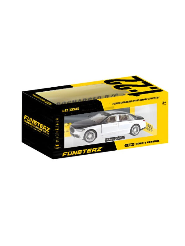 White - Maybach S600 Remote Control Car – Spray, Light & Sound Features TV5802.