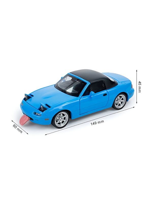 Mazda Miata MX-5 Diecast Car – 1:32 Alloy Model Toy with Pull Back Action, Openable Doors, Realistic Design – Collectible Gift for Kids & Adults TZ-OS1560.