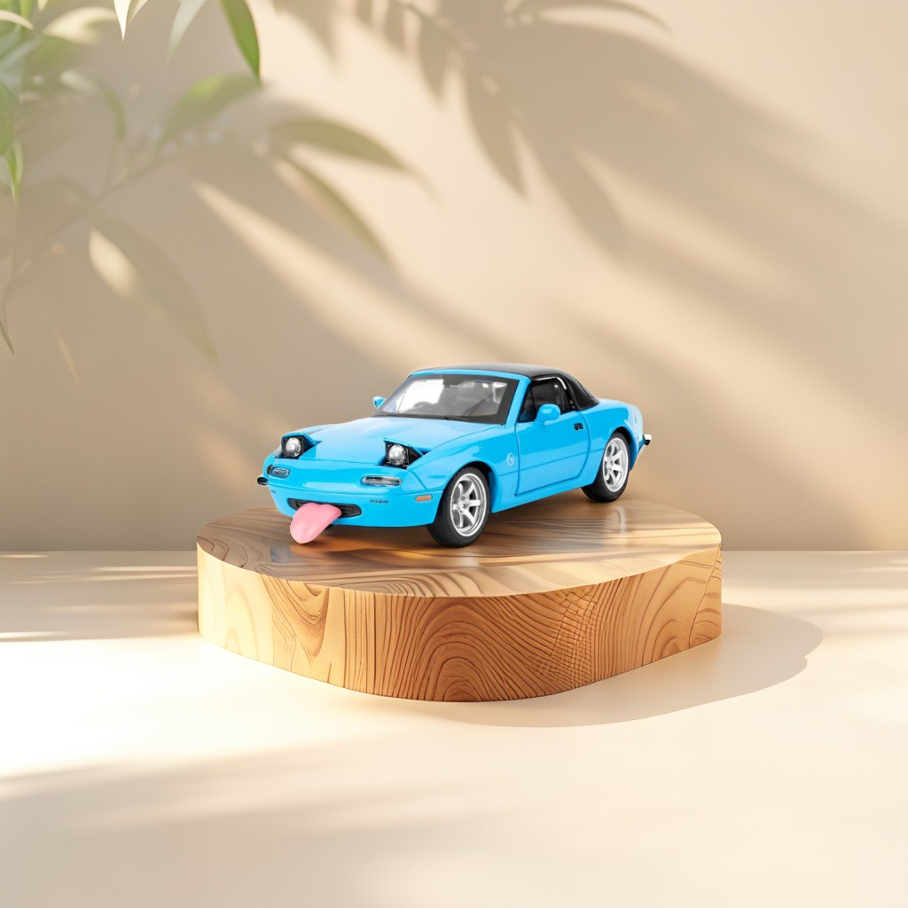 Mazda Miata MX-5 Diecast Car – 1:32 Alloy Model Toy with Pull Back Action, Openable Doors, Realistic Design – Collectible Gift for Kids & Adults TZ-OS1560.