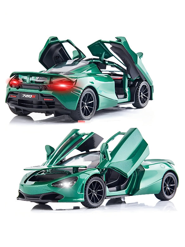 McLaren 720s Model Metal Diecast Car - Green Scale 1:32 (T-M-15) - Toyloft