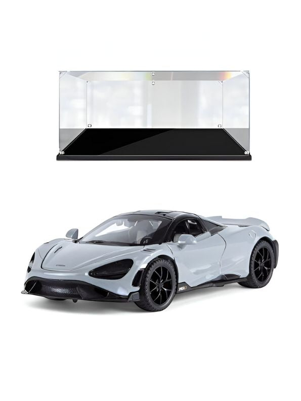 Grey - McLaren 765LT Diecast Model Car – Premium 1:18 Scale Collectible for Car Enthusiasts Scale 1:32.