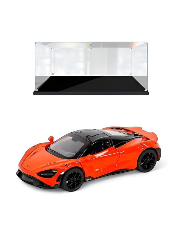 Orange - McLaren 765LT Diecast Model Car – Premium 1:18 Scale Collectible for Car Enthusiasts Scale 1:32.