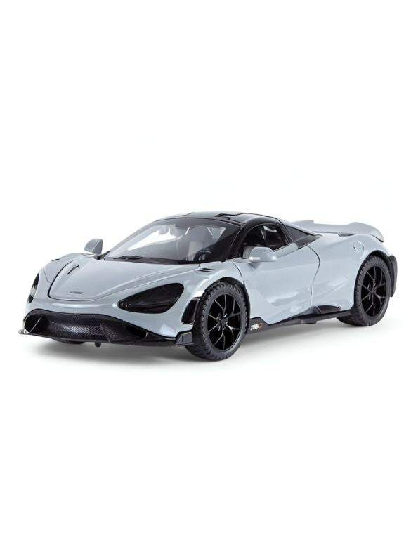 Grey - McLaren 765LT Diecast Model Car – Premium 1:18 Scale Collectible for Car Enthusiasts Scale 1:32.
