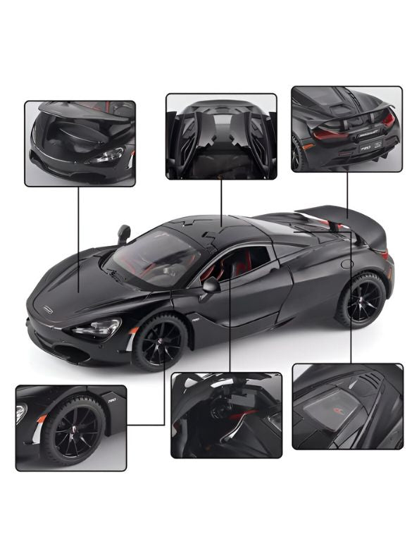 Black - McLaren 765LT Diecast Model Car – Premium Collectible for Car Enthusiasts Scale 1:32.