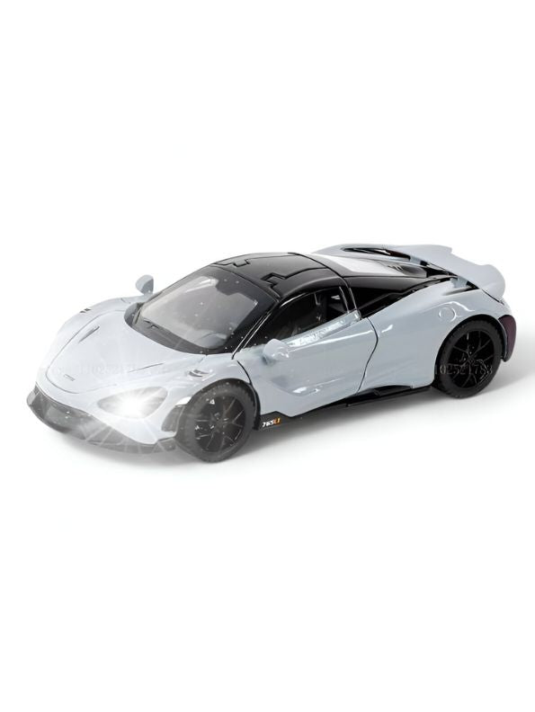 Grey - McLaren 765LT Diecast Model Car – Premium 1:18 Scale Collectible for Car Enthusiasts Scale 1:32.