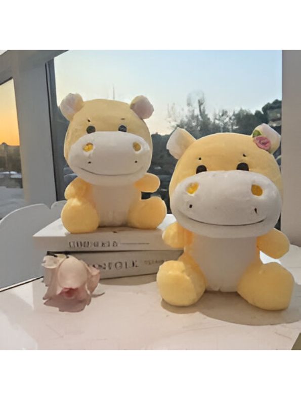 Meadow Cow Plushie – Soft & Cuddly Stuffed Toy for Kids & Adults - MS14124.