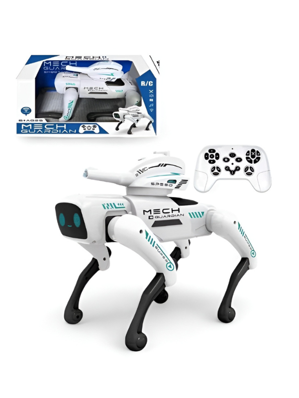 Mech Guardian AI Robot Dog with App & Remote Control, Smart Robotic Pet with LED Lights, Voice Control & STEM Learning TV5617.