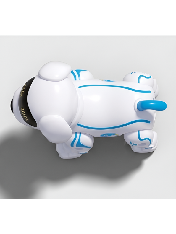 Mechanical Robot Puppy Toy – Walking Electronic Dog with Music and Colorful LED Lights TV7126