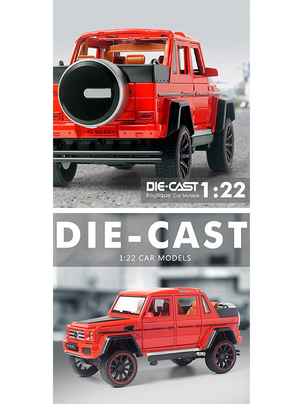 Mercedes-Benz Model Metal Diecast Car Scate Red 1:22 (MD-N-24)