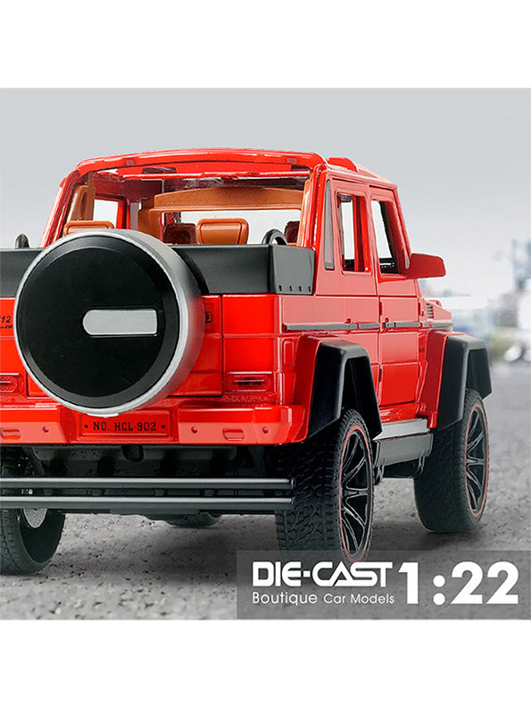 Mercedes-Benz Model Metal Diecast Car Scate Red 1:22 (MD-N-24)