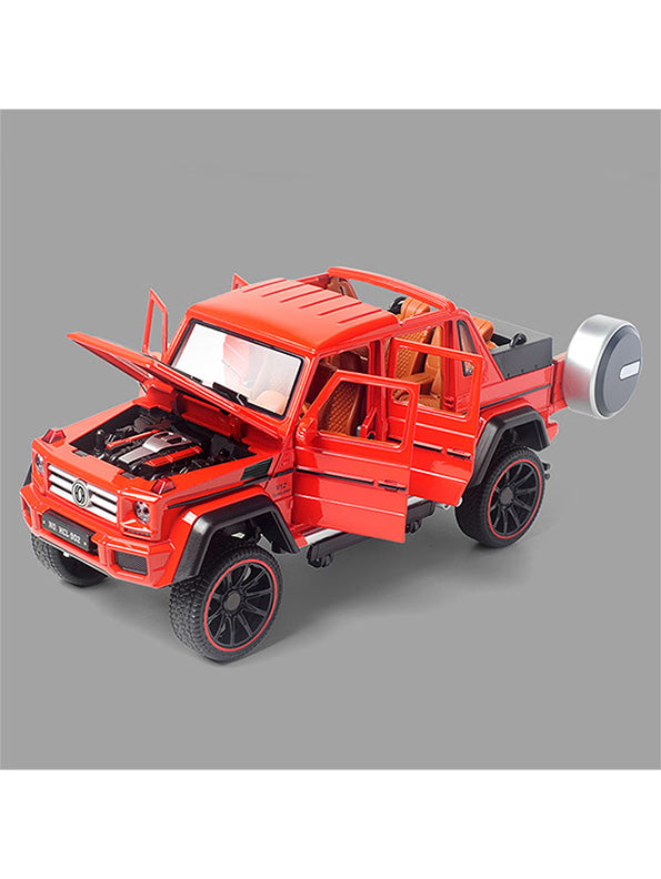 Mercedes-Benz Model Metal Diecast Car Scate Red 1:22 (MD-N-24)