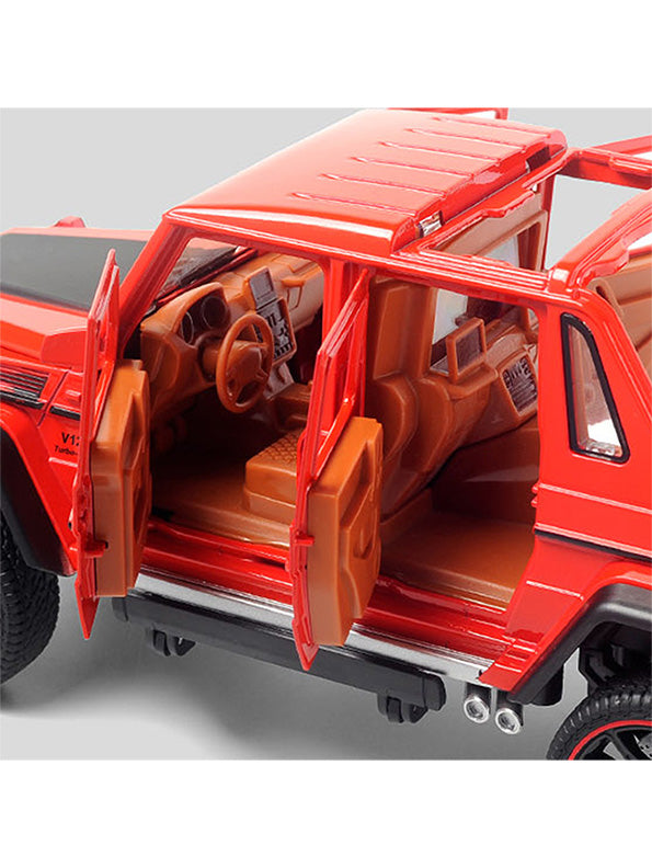 Mercedes-Benz Model Metal Diecast Car Scate Red 1:22 (MD-N-24)
