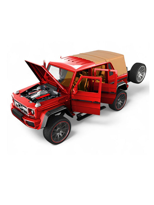 Mercedes-Benz Model Metal Diecast Car Scate Red 1:22 (MD-N-24)