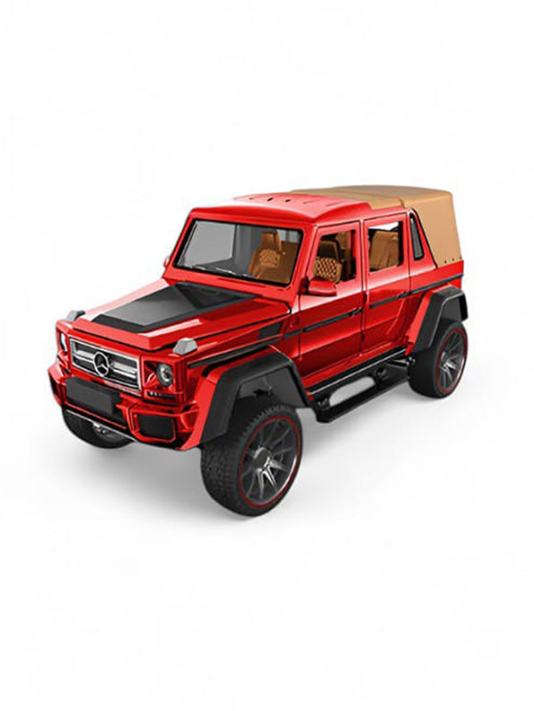 Mercedes-Benz Model Metal Diecast Car Scate Red 1:22 (MD-N-24)