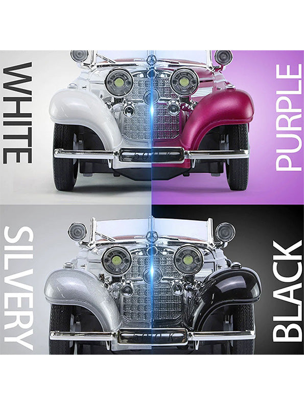 Mercedes Benz 500K Model 1:24 Scale Diecast Car - Purple Metal Collectible | NX-N-24 - Toyloft