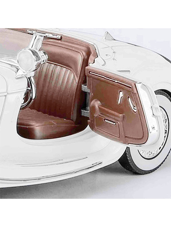 Mercedes Benz 500K Model 1:24 Scale Diecast Car - White Metal Collectible | NX-N-24 - Toyloft