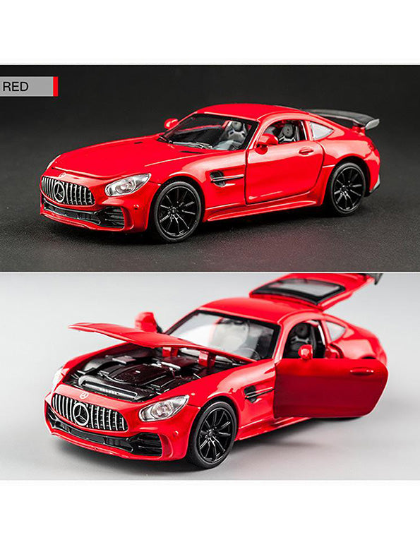 Mercedes Benz AMG GT R Metal Model Sports Car - Red Scale 1:32 (TV-May-15) - Toyloft