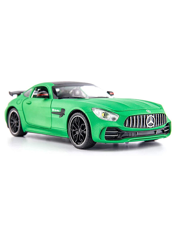 Mercedes Benz AMG GT Road Race Metal Model Diecast Car Green TV S 24 Toyloft