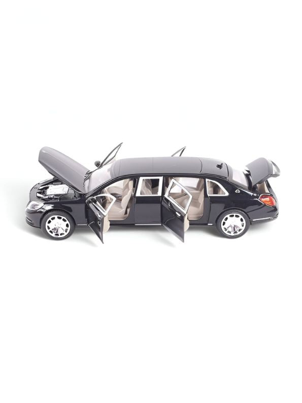 Black - Mercedes Benz Maybach S600 Metal Model Diecast Car Scale 1:32 (M-8).
