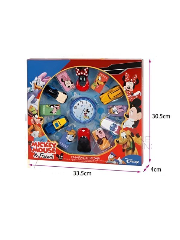 Mickey Mouse Theme 6-Pack Cars Set – Fun Die-Cast Toy Vehicles for Kids.