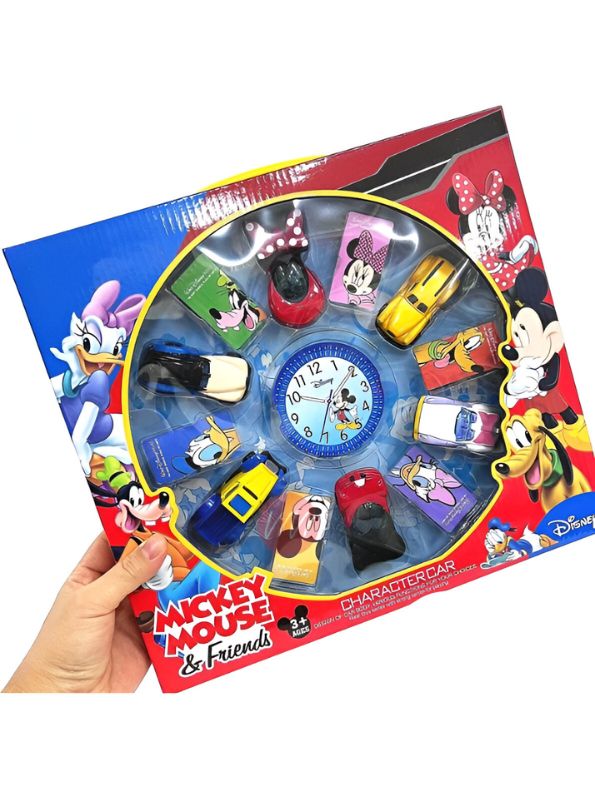 Mickey Mouse Theme 6-Pack Cars Set – Fun Die-Cast Toy Vehicles for Kids.