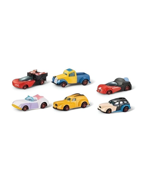 Mickey Mouse Theme 6-Pack Cars Set – Fun Die-Cast Toy Vehicles for Kids.