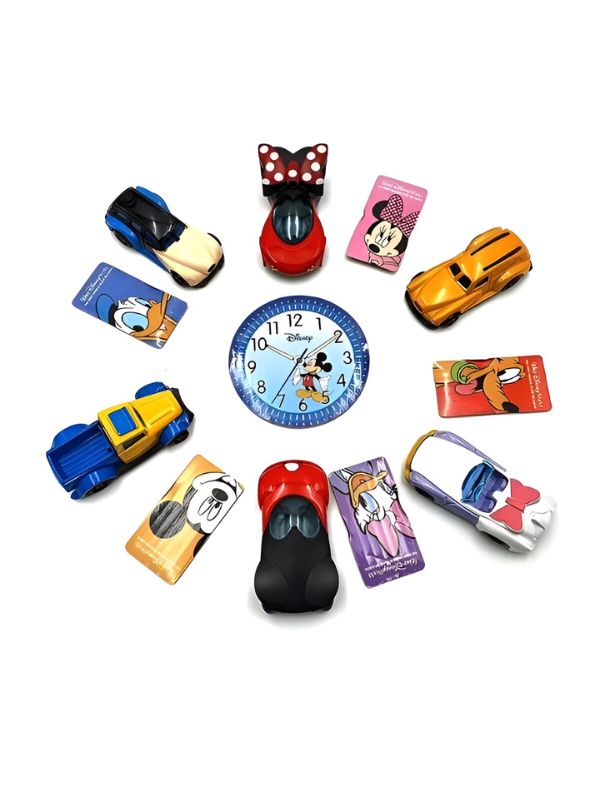 Mickey Mouse Theme 6-Pack Cars Set – Fun Die-Cast Toy Vehicles for Kids.