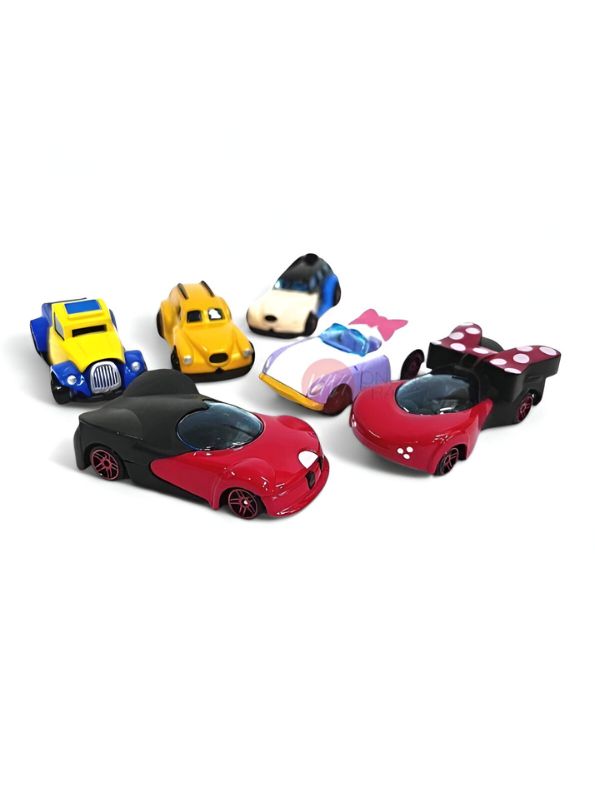 Mickey Mouse Theme 6-Pack Cars Set – Fun Die-Cast Toy Vehicles for Kids.