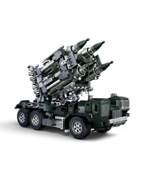 Military Missile Launcher Truck Building Blocks Set TV7032.