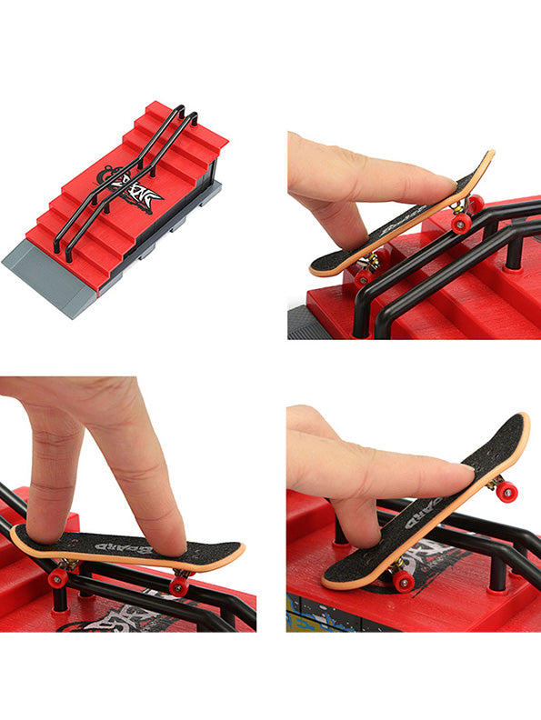 Mini Finger Skateboard Park Ramp Kit (NX.L-3) - Toyloft