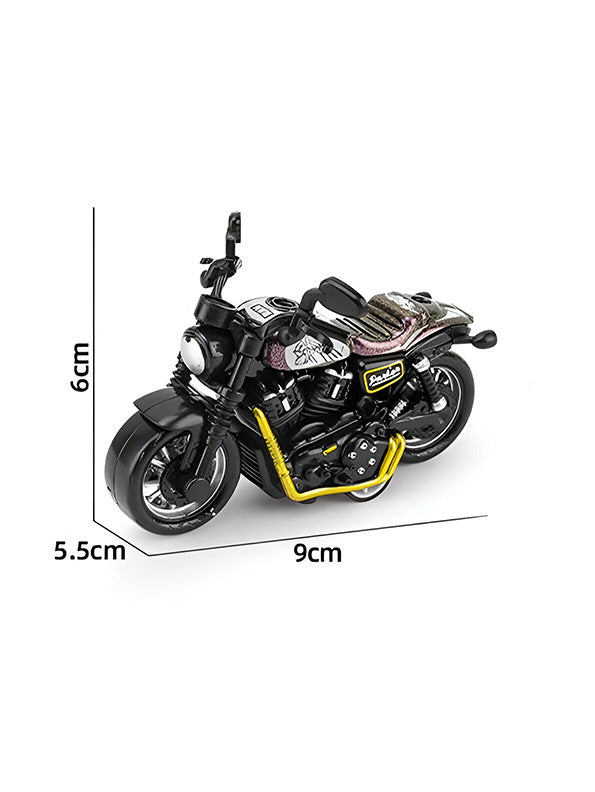 Mini Harley Motorcycle Diecast Bike - Brown Collectible Model For Kids & Adults | NX-O-24 - Toyloft
