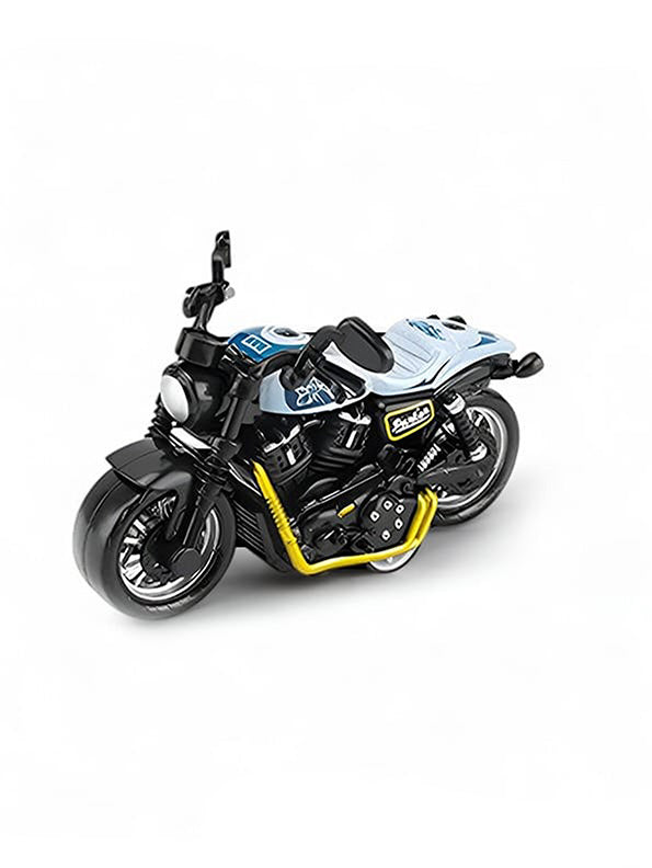 Mini Harley Motorcycle Diecast Bike - Blue Collectible Model for Kids & Adults | NX-O-24 - Toyloft