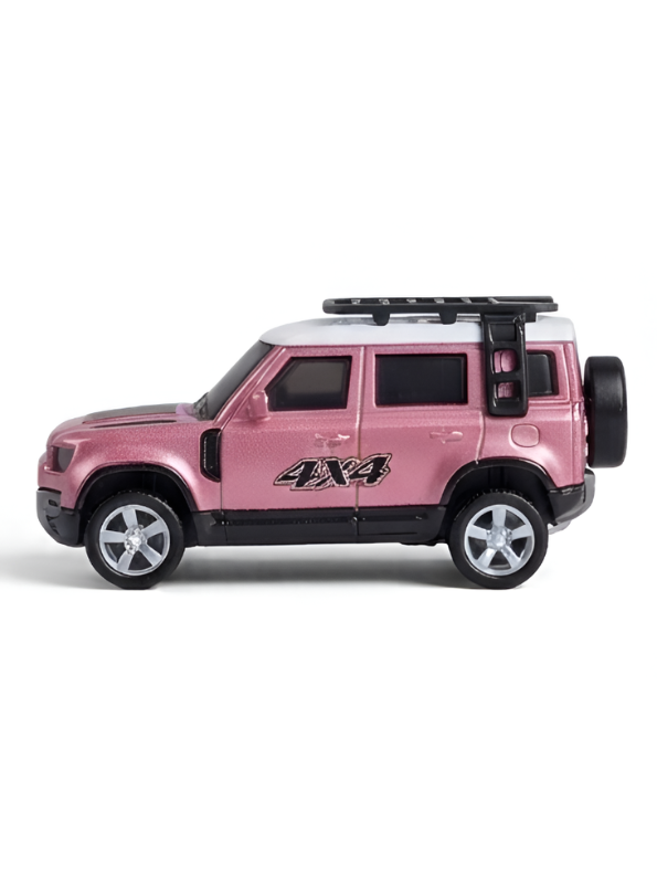 Mini Land Rover Defender 4x4 | Scale 1:64 RC Toy Car with Remote Control & Acrylic Display Box MD5