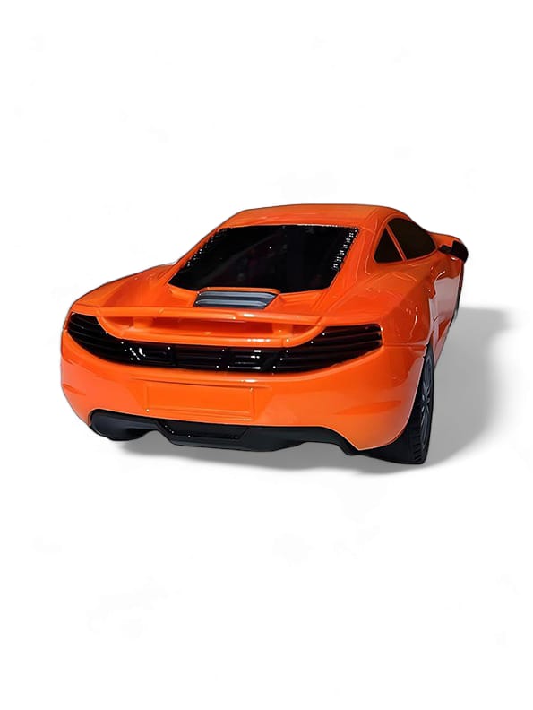 Mini Racing 4 Channel Radio Control McLaren Model - Orange (L-43) - Toyloft