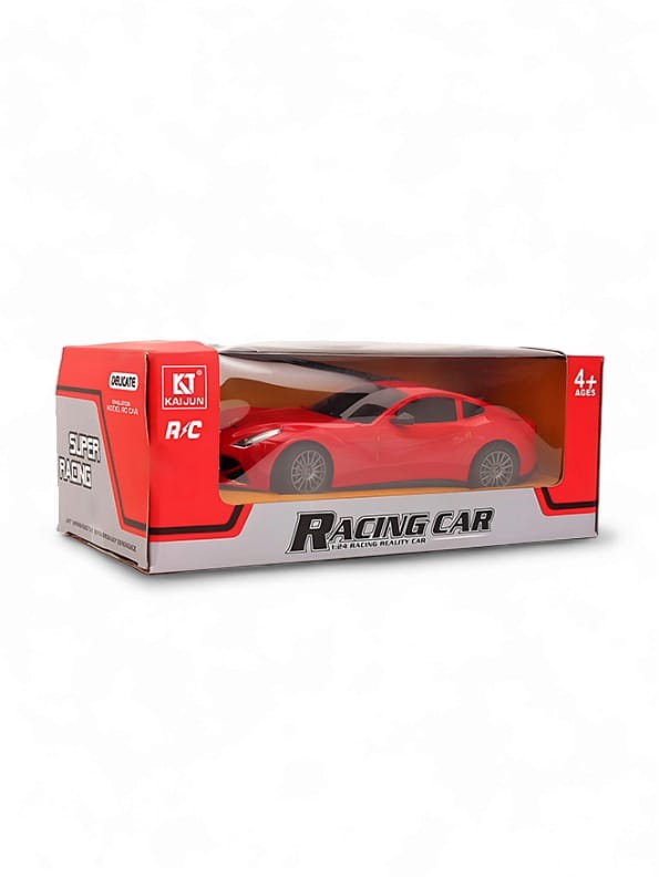 Mini Racing 4 Channel Radio Control Remote Control Car - Red (L-43) - Toyloft