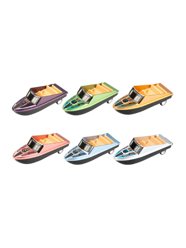 Mini Speed Boats – 6-Pack Pull Back Motorboat Toys for Kids | Water Play Vehicles Set LMI13905.