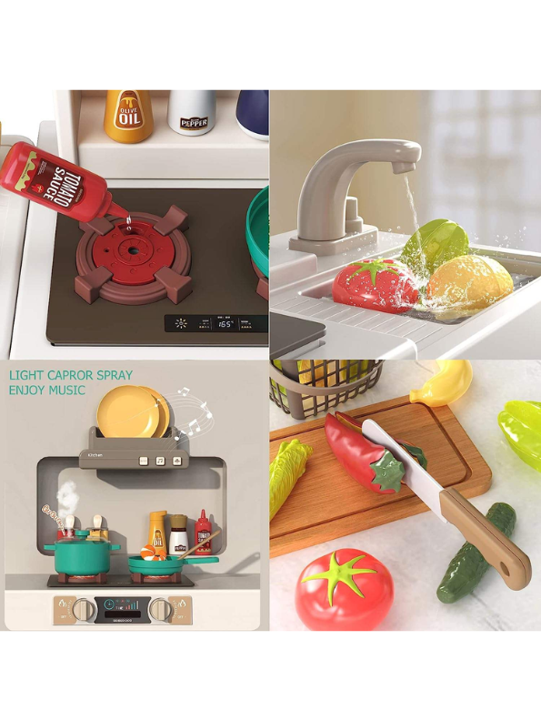 Mini MasterChef – Pretend Cooking Stove, Sink & Utensils for Toddlers | Educational Role Play Toy with Accessories LMI15215