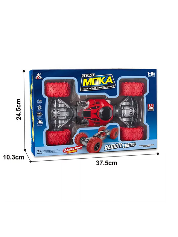 Moka Monster Remote Control Stunt Car - Red (L12-52) - Toyloft