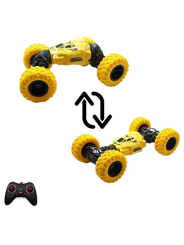 Moka Monster Remote Control Stunt Car - Yellow (L12-52) - Toyloft