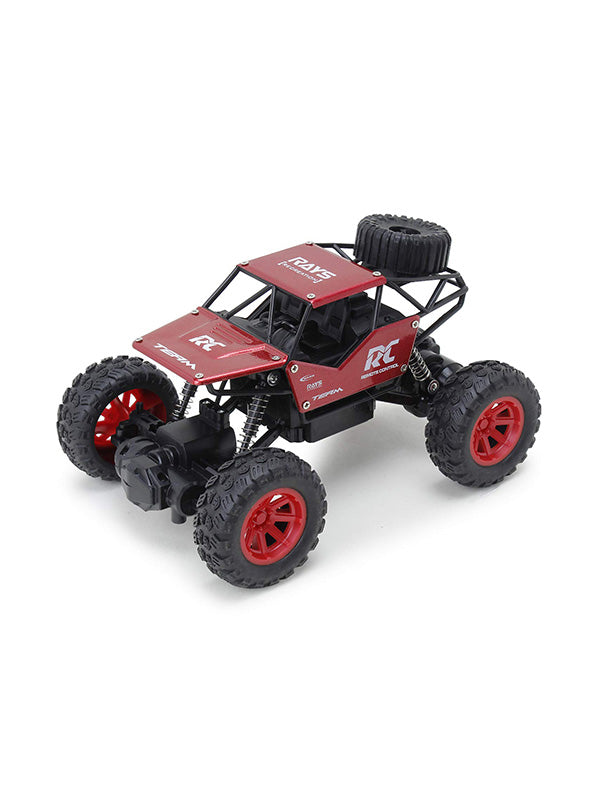 Monster Rock Crawler Car With Mist Smoke Spray Function - Red (L-86) - Toyloft