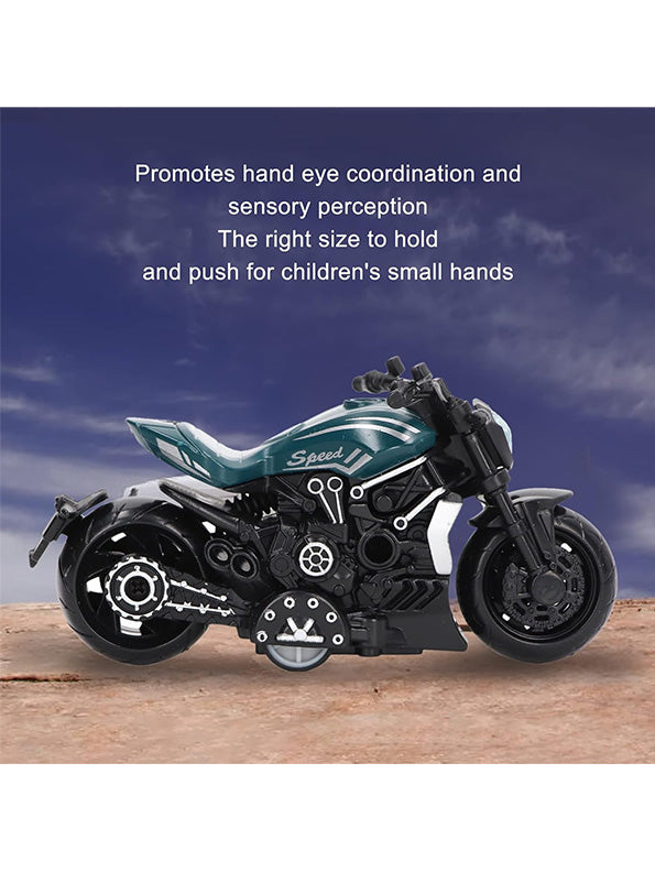 Motorbike Cool Speed Model Diecast Bike - Green (NX.L-16) - Toyloft