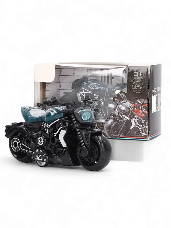 Motorbike Cool Speed Model Diecast Bike - Green (NX.L-16) - Toyloft