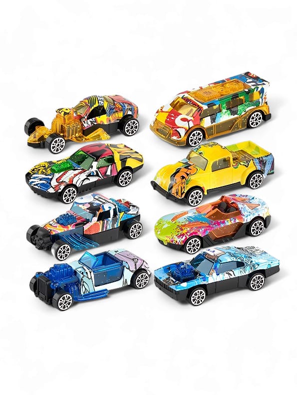 Multicolors Model Cars Pack Of 6 (MS-M-24) - Toyloft
